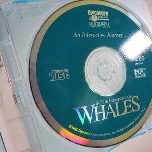 Whales by Discovery Channel Computer Multimedia CD OUT OF DATE SOFTWARE